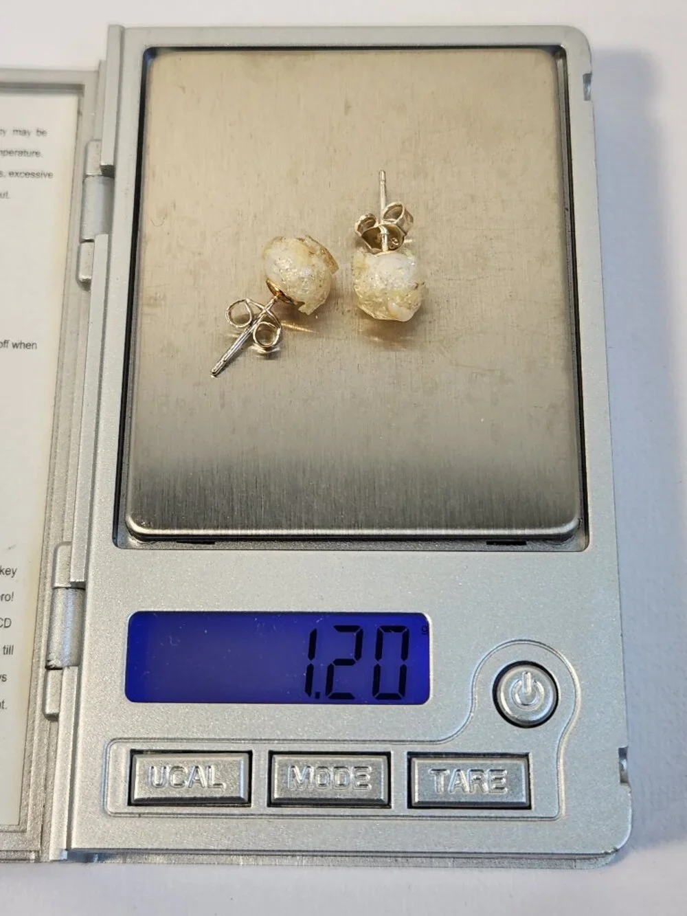 Handmade Ethiopian Opal Crushed on Real Freshwater Pearl 925 Stud Earrings